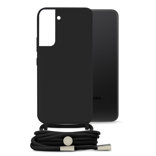Mobilize Lanyard Gelly Case for Samsung Galaxy S22 5G Black Mobilize Lanyard Gelly Case for Samsung Galaxy S22 5G Black - Image 1