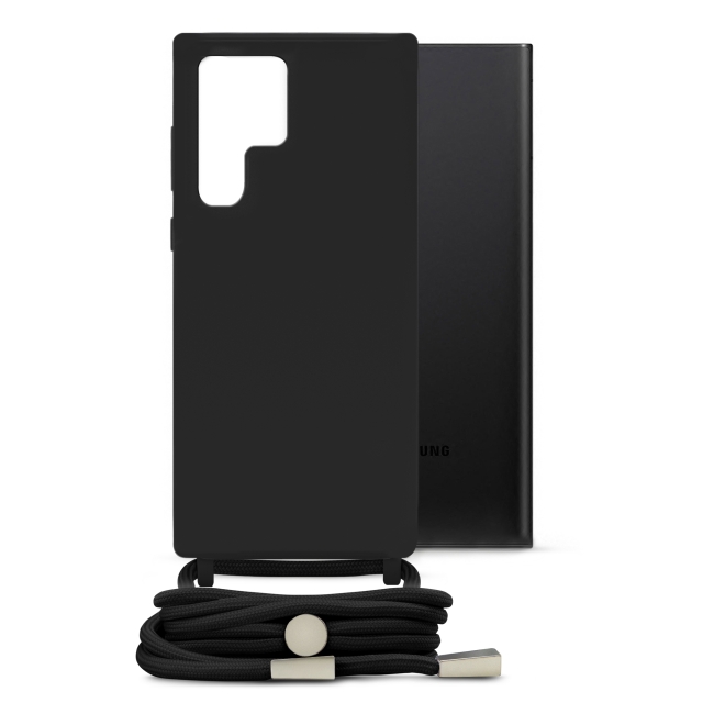 Mobilize Lanyard Gelly Case for Samsung Galaxy S22 Ultra 5G Black Mobilize Lanyard Gelly Case for Samsung Galaxy S22 Ultra 5G Black - Image 1
