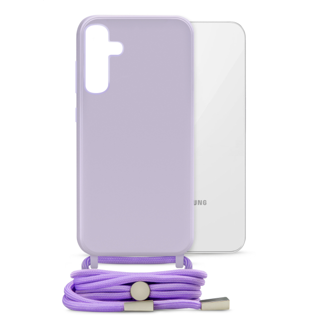 Mobilize Lanyard Gelly Case for Samsung Galaxy S23 FE 5G Pastel Purple Mobilize Lanyard Gelly Case for Samsung Galaxy S23 FE 5G Pastel Purple - Image 1