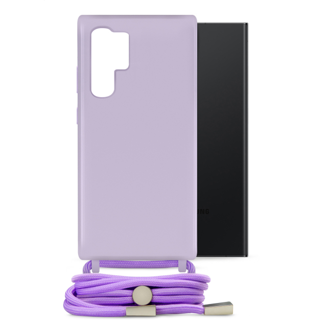 Mobilize Lanyard Gelly Case for Samsung Galaxy S24 Ultra 5G Pastel Purple Mobilize Lanyard Gelly Case for Samsung Galaxy S24 Ultra 5G Pastel Purple - Image 1