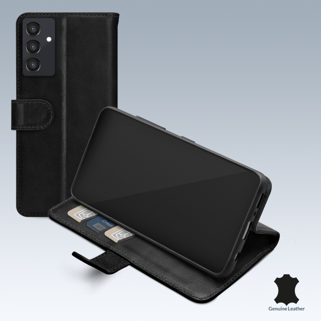 Mobilize Leather Wallet Samsung Galaxy A55 5G Black Mobilize Leather Wallet Samsung Galaxy A55 5G Black - Image 1