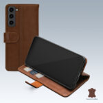Mobilize Leather Wallet Samsung Galaxy S23 5G Brown