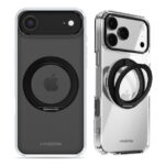 Mobilize MagSafe Compatible 360 Rotating Ring Stand Case Apple iPhone Air Clear/Black