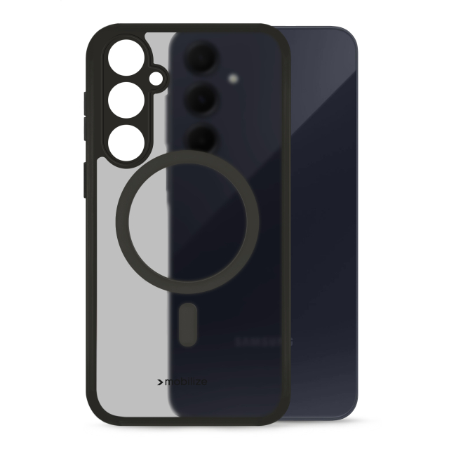 Mobilize MagSafe Compatible Hybrid Case Samsung Galaxy A55 5G Black Mobilize MagSafe Compatible Hybrid Case Samsung Galaxy A55 5G Black - Image 1