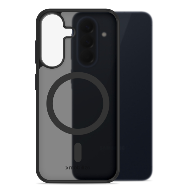 Mobilize MagSafe Compatible Hybrid Case Samsung Galaxy A57 5G Black Mobilize MagSafe Compatible Hybrid Case Samsung Galaxy A57 5G Black - Image 1