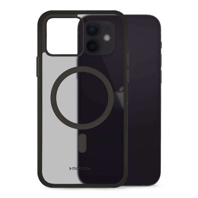 Mobilize MagSafe Compatible Hybrid Pro Case Apple iPhone 12/12 Pro Black Mobilize MagSafe Compatible Hybrid Pro Case Apple iPhone 12/12 Pro Black - Image 1