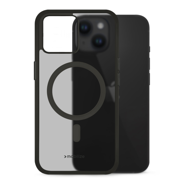 Mobilize MagSafe Compatible Hybrid Pro Case Apple iPhone 13/14 Black Mobilize MagSafe Compatible Hybrid Pro Case Apple iPhone 13/14 Black - Image 1