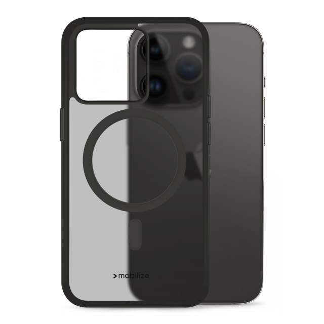 Mobilize MagSafe Compatible Hybrid Pro Case Apple iPhone 14 Pro Black Mobilize MagSafe Compatible Hybrid Pro Case Apple iPhone 14 Pro Black - Image 1