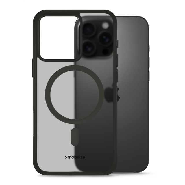 Mobilize MagSafe Compatible Hybrid Pro Case Apple iPhone 16 Pro Max Black Mobilize MagSafe Compatible Hybrid Pro Case Apple iPhone 16 Pro Max Black - Image 1