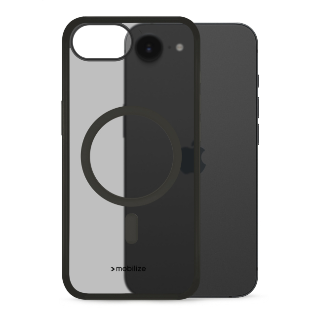 Mobilize MagSafe Compatible Hybrid Pro Case Apple iPhone 16e/17e Black Mobilize MagSafe Compatible Hybrid Pro Case Apple iPhone 16e/17e Black - Image 1