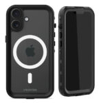 Mobilize MagSafe Compatible Waterproof Case Apple iPhone 16 Clear/Black
