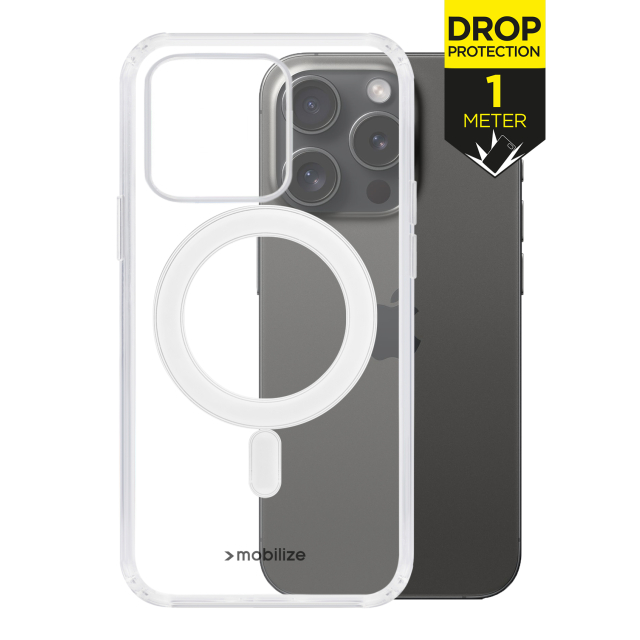 Mobilize Magsafe Compatible Naked Protection Case for Apple iPhone 15 Pro Clear Mobilize Magsafe Compatible Naked Protection Case for Apple iPhone 15 Pro Clear - Image 1