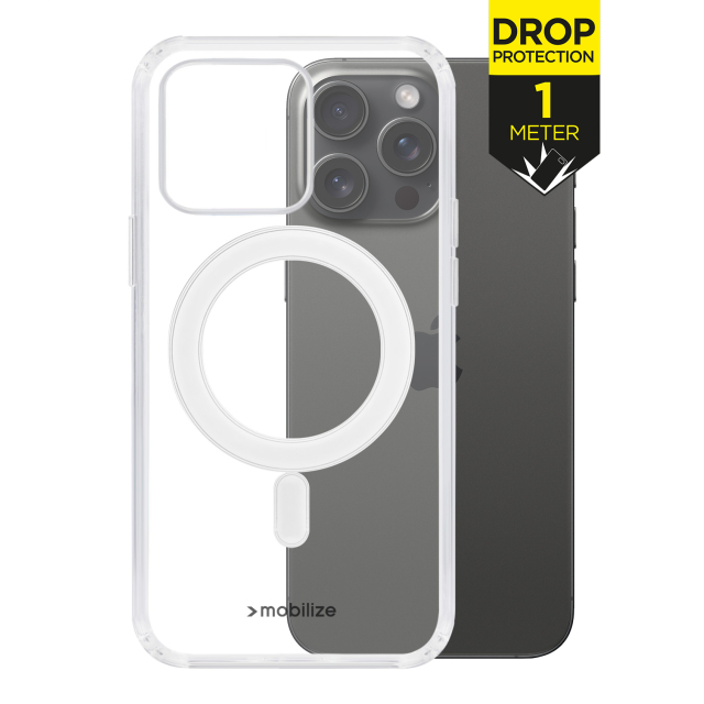 Mobilize Magsafe Compatible Naked Protection Case for Apple iPhone 15 Pro Max Clear Mobilize Magsafe Compatible Naked Protection Case for Apple iPhone 15 Pro Max Clear - Image 1