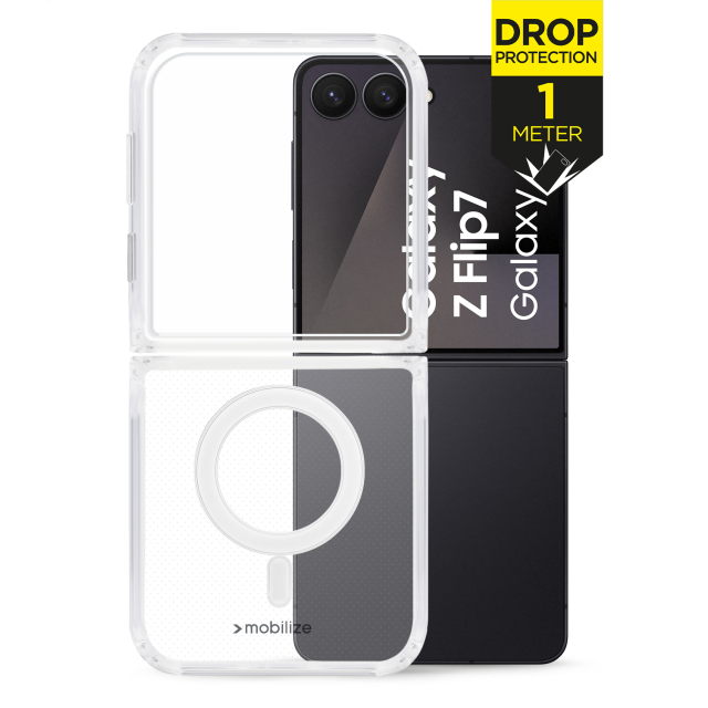 Mobilize Magsafe Compatible Naked Protection Case for Samsung Galaxy Z Flip7 5G Clear Mobilize Magsafe Compatible Naked Protection Case for Samsung Galaxy Z Flip7 5G Clear - Image 1