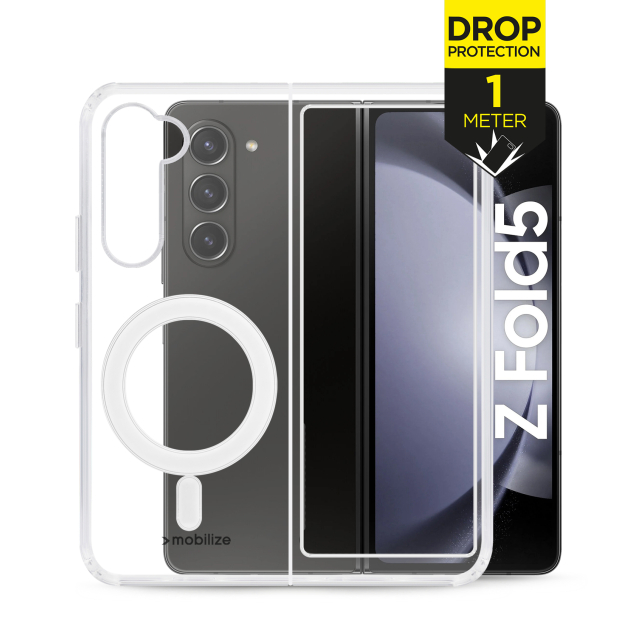 Mobilize Magsafe Compatible Naked Protection Case for Samsung Galaxy Z Fold5 Clear Mobilize Magsafe Compatible Naked Protection Case for Samsung Galaxy Z Fold5 Clear - Image 1