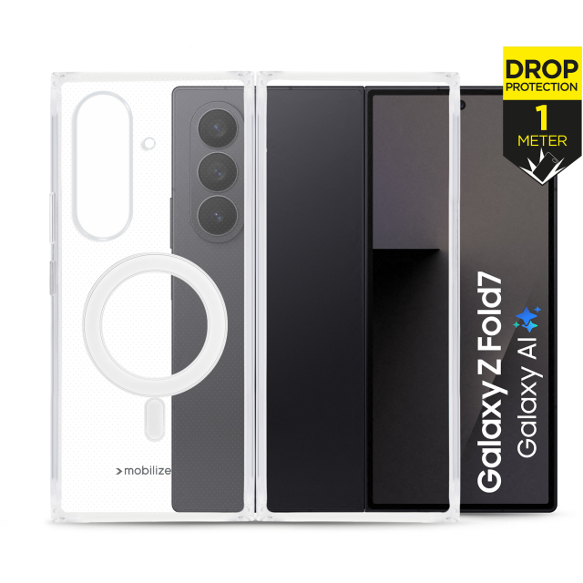 Mobilize Magsafe Compatible Naked Protection Case for Samsung Galaxy Z Fold7 5G Clear Mobilize Magsafe Compatible Naked Protection Case for Samsung Galaxy Z Fold7 5G Clear - Image 1