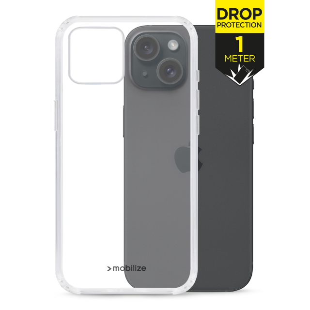 Mobilize Naked Protection Case Apple iPhone 15 Clear Mobilize Naked Protection Case Apple iPhone 15 Clear - Image 1