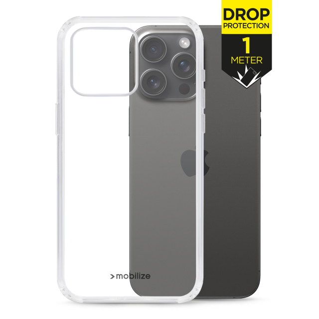 Mobilize Naked Protection Case Apple iPhone 15 Pro Max Clear Mobilize Naked Protection Case Apple iPhone 15 Pro Max Clear - Image 1