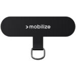 Mobilize Nylon Patch for Lanyard 5 Pieces - Black  (with metal ring)