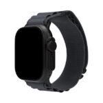 Mobilize Nylon Watch Band - Alpine - Black Connector - for Apple 42/44/45/49mm - Dark Grey