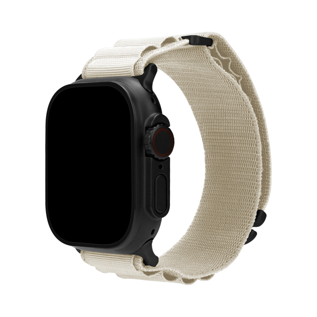 Mobilize Nylon Watch Band - Alpine - Black Connector - for Apple 42/44/45/49mm - Starlight Mobilize Nylon Watch Band - Alpine - Black Connector - for Apple 42/44/45/49mm - Starlight - Image 1