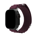 Mobilize Nylon Watch Band - Alpine - Titanium Connector - for Apple 38/40/41mm - Bordeaux