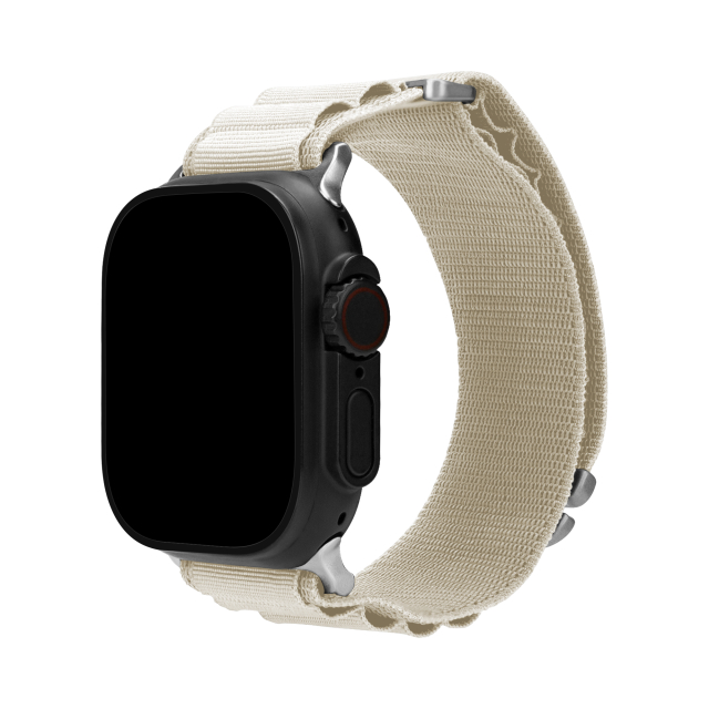 Mobilize Nylon Watch Band - Alpine - Titanium Connector - for Apple 38/40/41mm - Starlight Mobilize Nylon Watch Band - Alpine - Titanium Connector - for Apple 38/40/41mm - Starlight - Image 1