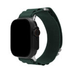 Mobilize Nylon Watch Band - Alpine - Titanium Connector - for Apple 42/44/45/49mm - Dark Green