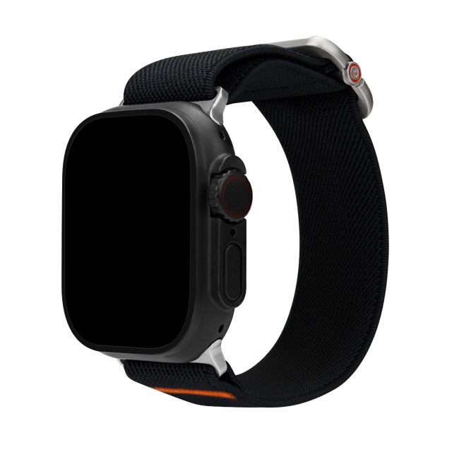 Mobilize Nylon Watch Band - Elastic - for Apple 38/40/41mm - Black Mobilize Nylon Watch Band - Elastic - for Apple 38/40/41mm - Black - Image 1