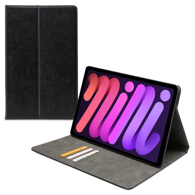 Mobilize Premium Folio Case Apple iPad Mini 6 (2021)/Mini (2024) Black Mobilize Premium Folio Case Apple iPad Mini 6 (2021)/Mini (2024) Black - Image 1