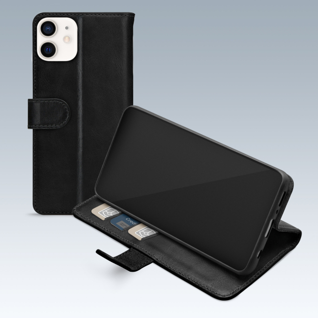 Mobilize Premium Gelly Wallet Book Case Apple iPhone 12/12 Pro Black Mobilize Premium Gelly Wallet Book Case Apple iPhone 12/12 Pro Black - Image 1
