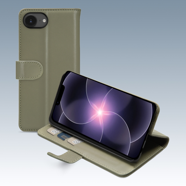 Mobilize Premium Gelly Wallet Book Case Apple iPhone 16e/17e Green Mobilize Premium Gelly Wallet Book Case Apple iPhone 16e/17e Green - Image 1