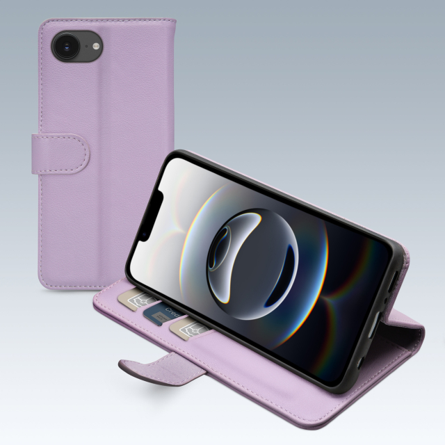 Mobilize Premium Gelly Wallet Book Case Apple iPhone 16e/17e Purple Mobilize Premium Gelly Wallet Book Case Apple iPhone 16e/17e Purple - Image 1