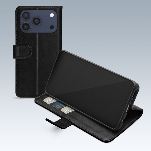 Mobilize Premium Gelly Wallet Book Case Apple iPhone 17 Pro Black Mobilize Premium Gelly Wallet Book Case Apple iPhone 17 Pro Black - Image 1