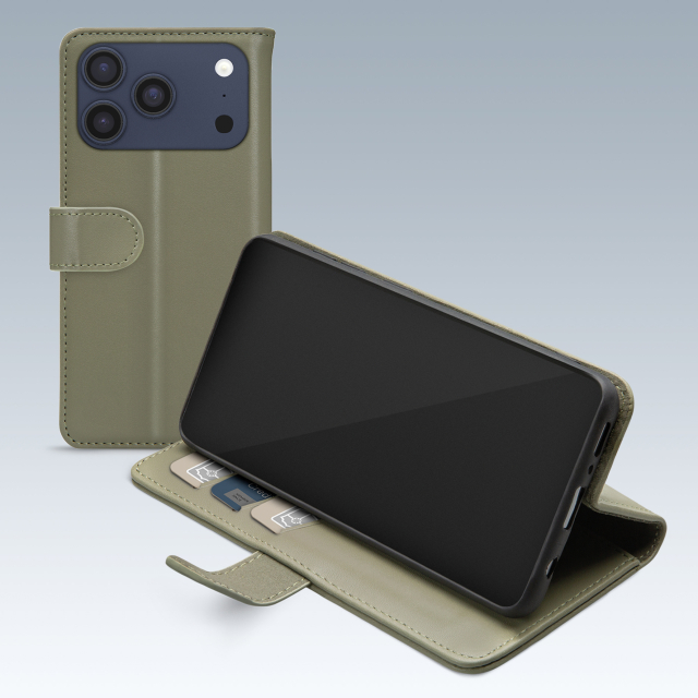 Mobilize Premium Gelly Wallet Book Case Apple iPhone 17 Pro Green Mobilize Premium Gelly Wallet Book Case Apple iPhone 17 Pro Green - Image 1