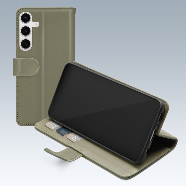 Mobilize Premium Gelly Wallet Book Case Samsung Galaxy S24 FE Green Mobilize Premium Gelly Wallet Book Case Samsung Galaxy S24 FE Green - Image 1