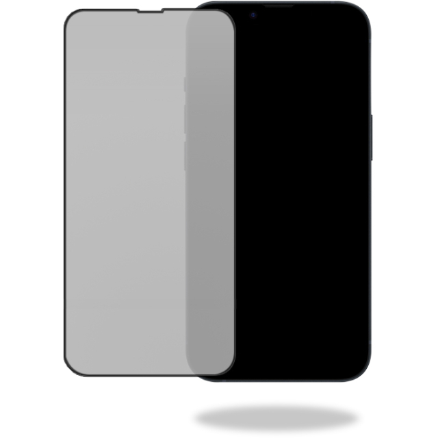 Mobilize Privacy Glass Screen Protector - Black Frame - for Apple iPhone 15 Pro Mobilize Privacy Glass Screen Protector - Black Frame - for Apple iPhone 15 Pro - Image 1