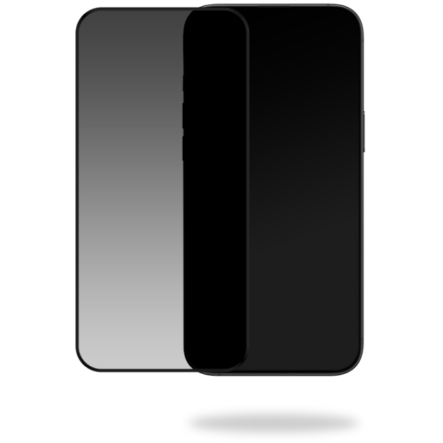 Mobilize Privacy Glass Screen Protector - Black Frame - for Apple iPhone 15/16 Mobilize Privacy Glass Screen Protector - Black Frame - for Apple iPhone 15/16 - Image 1