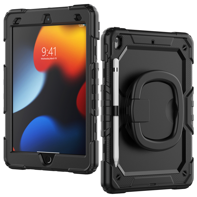 Mobilize Rotating Defender Case Stand Function for Apple iPad 10.2 (2019/2020/2021) Black Mobilize Rotating Defender Case Stand Function for Apple iPad 10.2 (2019/2020/2021) Black - Image 1