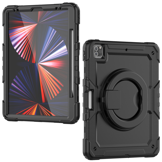 Mobilize Rotating Defender Case Stand Function for Apple iPad Pro 12.9 (2018/2020/2021/2022) Black Mobilize Rotating Defender Case Stand Function for Apple iPad Pro 12.9 (2018/2020/2021/2022) Black - Image 1