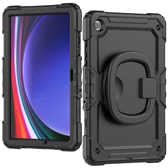 Mobilize Rotating Defender Case Stand Function for Samsung Galaxy Tab A9+ Black Mobilize Rotating Defender Case Stand Function for Samsung Galaxy Tab A9+ Black - Image 1