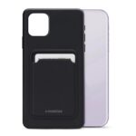 Mobilize Rubber Gelly Card Case Apple iPhone 11 Matt Black