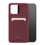 Mobilize Rubber Gelly Card Case Apple iPhone 14 Pro Max Matt Bordeaux