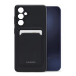 Mobilize Rubber Gelly Card Case Samsung Galaxy A15 4G/5G Matt Black