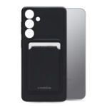 Mobilize Rubber Gelly Card Case Samsung Galaxy S25+ 5G Matt Black