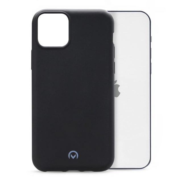 Mobilize Rubber Gelly Case Apple iPhone 12/12 Pro Matt Black Mobilize Rubber Gelly Case Apple iPhone 12/12 Pro Matt Black - Image 1