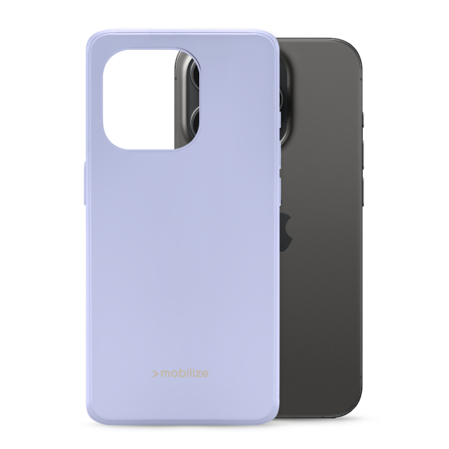 Mobilize Rubber Gelly Case Apple iPhone 15 Pro Pastel Purple Mobilize Rubber Gelly Case Apple iPhone 15 Pro Pastel Purple - Image 1
