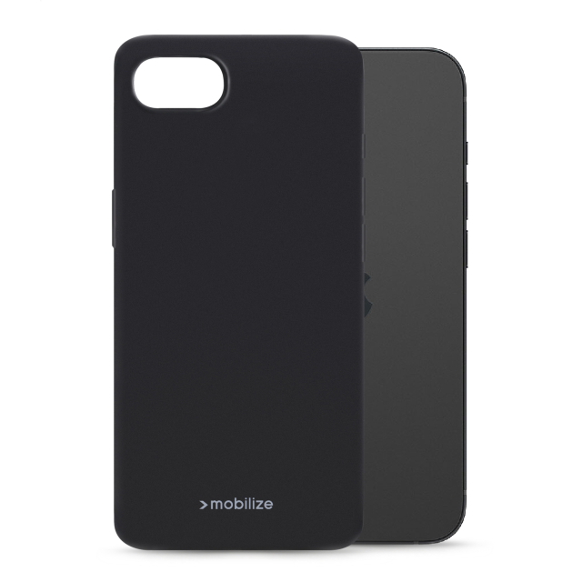 Mobilize Rubber Gelly Case Apple iPhone 16e/17e Matt Black Mobilize Rubber Gelly Case Apple iPhone 16e/17e Matt Black - Image 1