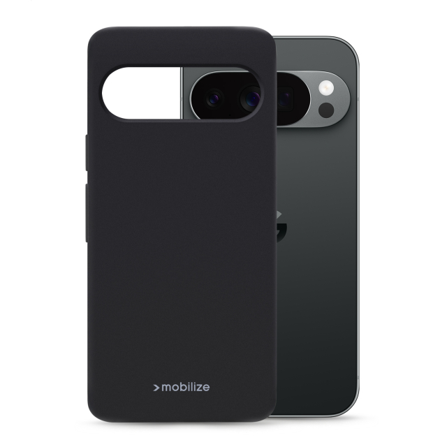 Mobilize Rubber Gelly Case Google Pixel 10/10 Pro Matt Black Mobilize Rubber Gelly Case Google Pixel 10/10 Pro Matt Black - Image 1
