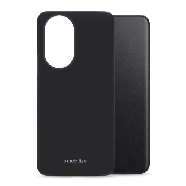 Mobilize Rubber Gelly Case Honor 200 Matt Black Mobilize Rubber Gelly Case Honor 200 Matt Black - Image 1